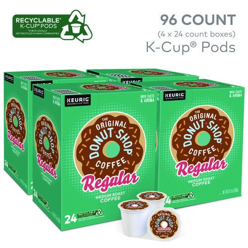 Donut Shop Coffee K-Cups, Regular, 96/Carton Donut Shop Coffee K-Cups, Regular, 96/Carton